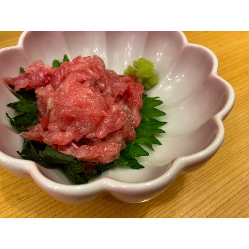 まぐろ中落ち(朝呑み 楽酒)