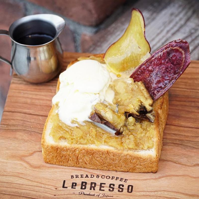 焼き芋&バニラアイストースト(レブレッソ (LeBRESSO)木場公園前店)