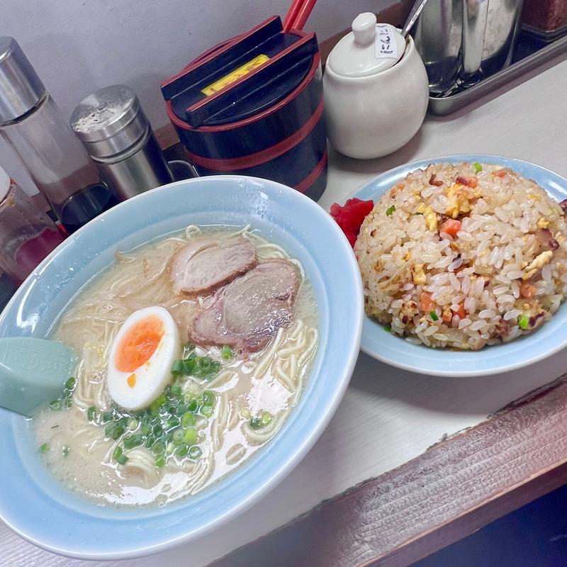 ラーメンハンチャンセット(ラーメン とらや)