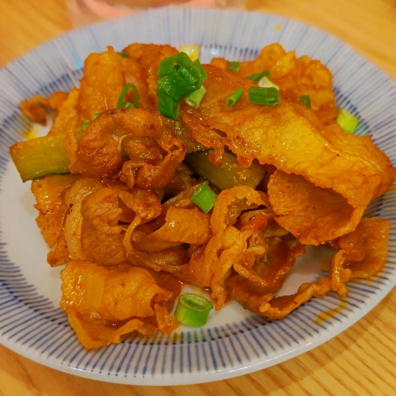 豚キムチ(立呑み晩杯屋 桜木町ぴおシティ店)