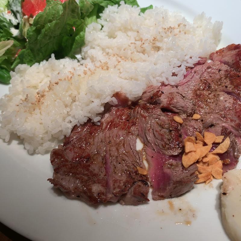 ステーキライス(ギューギューMASA)