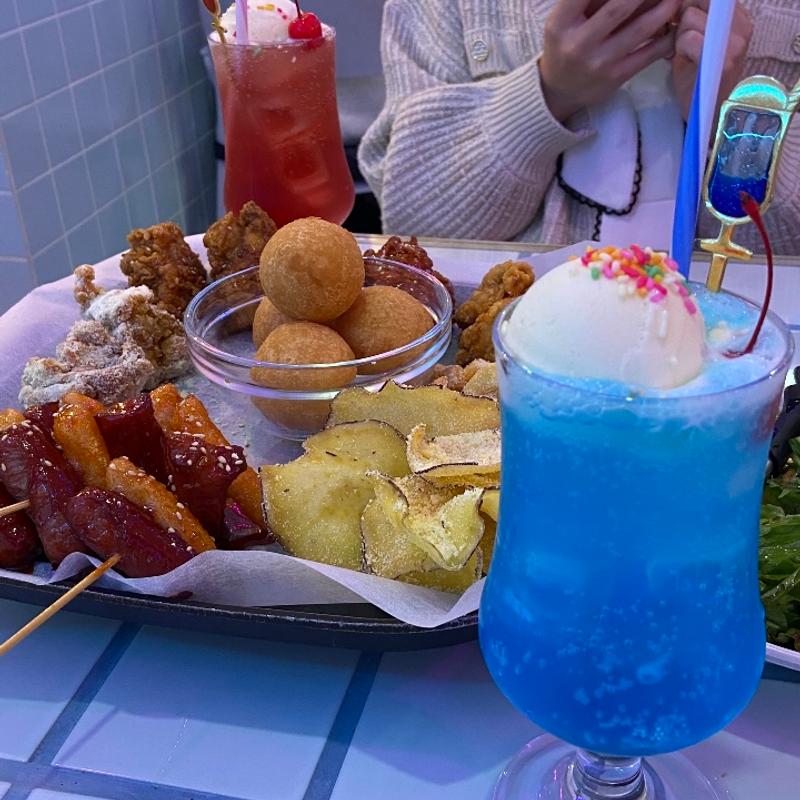 YouTubeモクバンセット(GOGOタッカルビチーズマニマニ 新大久保店)