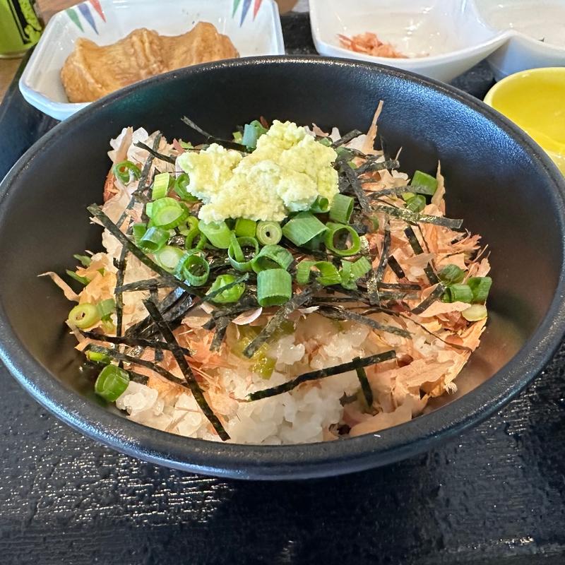 本わさび飯(湧水飯釜 大王庵)