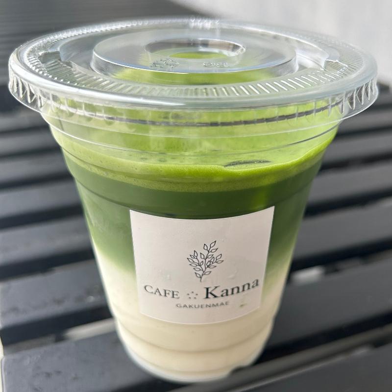 抹茶ラテ(ICED)(CAFE Kanna カフェカンナ)