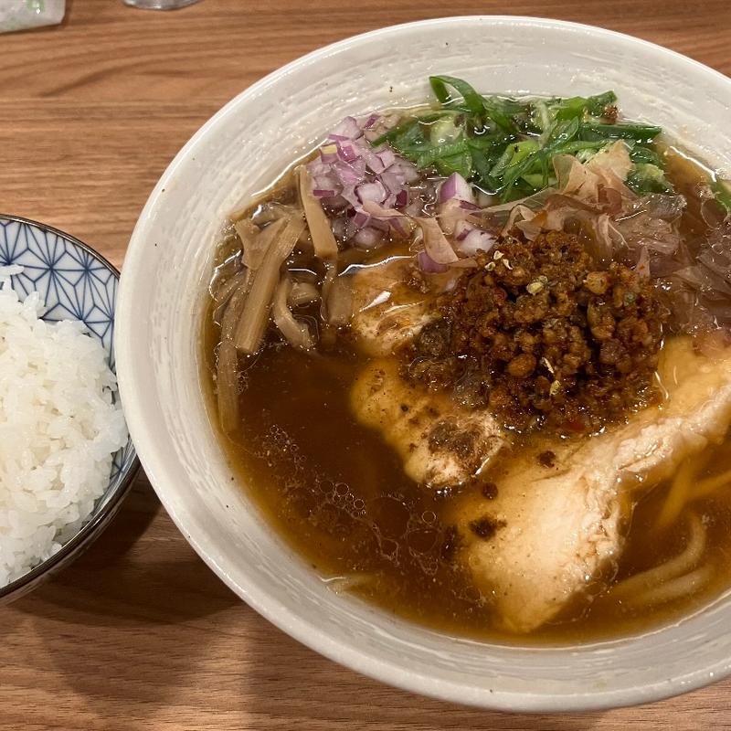 　(SNS限定) スパイスそば（ご飯付）(日本橋 さか一)