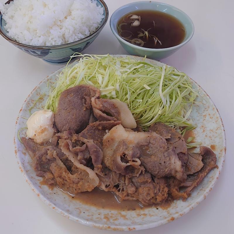 豚肉生姜焼き＋ライス大盛り(まこと食堂 )