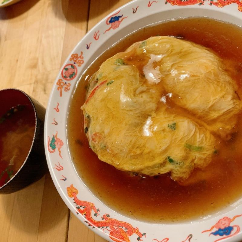 やきめし入り天津飯(博多王将 照葉スパリゾート店)