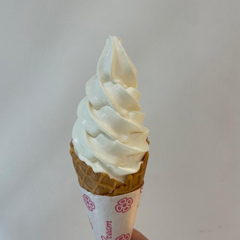 ノースプレインファームソフトクリーム(北海道ライブマルシェ)