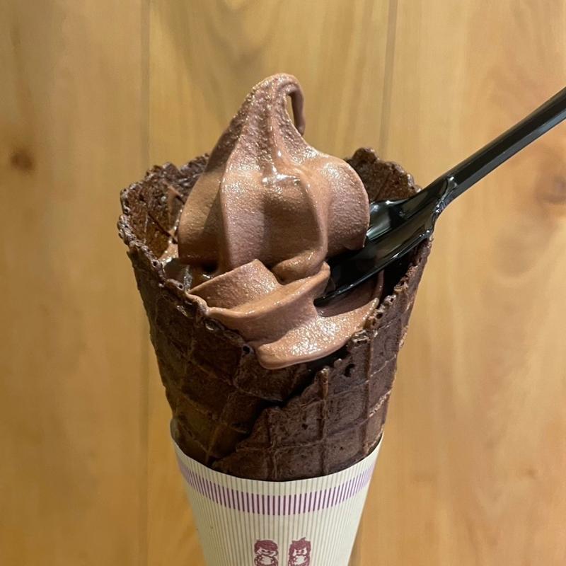 ベルギーチョコソフト(MR.waffle 武蔵小杉東急スクエア店)