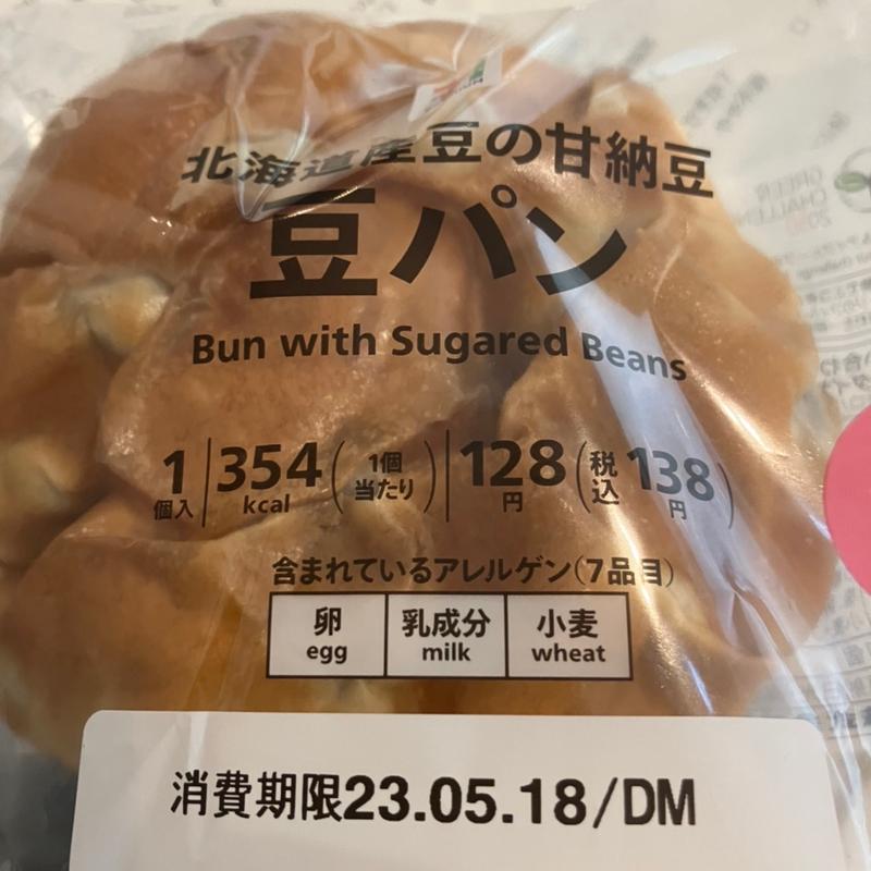豆パン(セブン-イレブン 北海道ＳＴ大通東店)