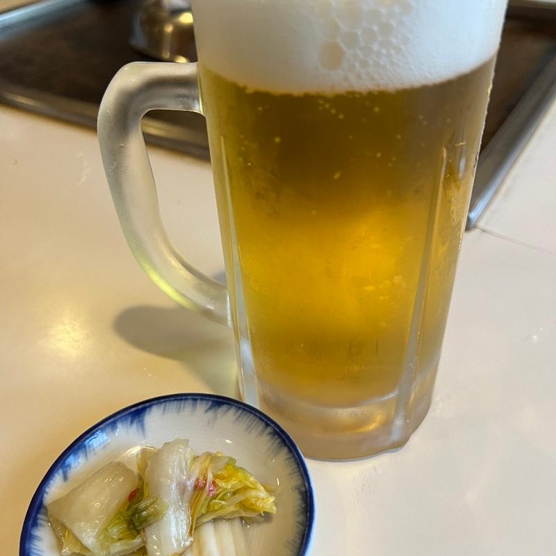 生ビール(ステーキハウス鉄板焼 不二)