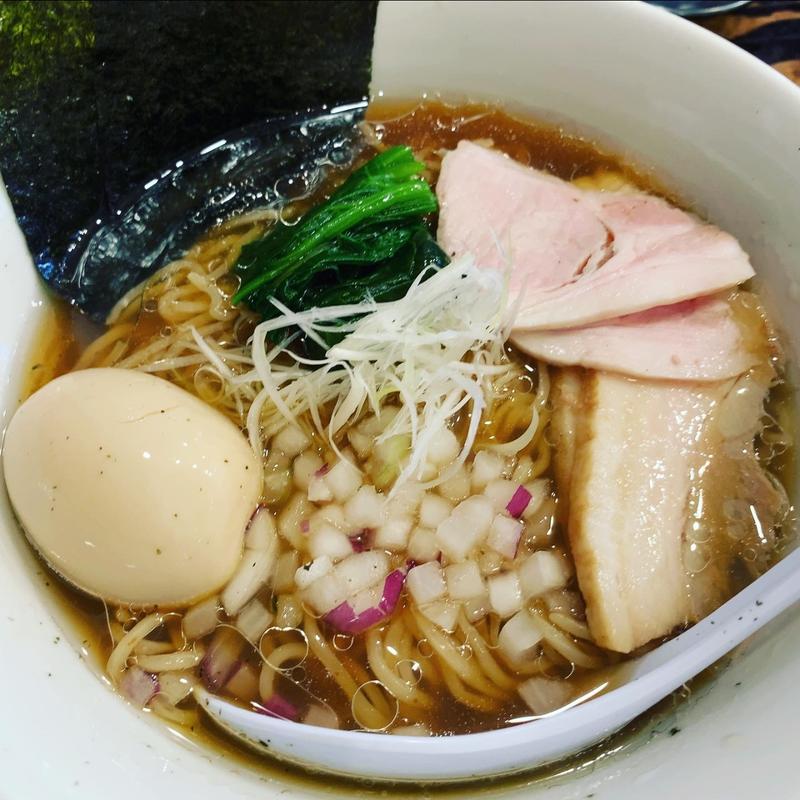 貝出汁特製醤油らぁめん(貝出汁らぁ麺燈や)