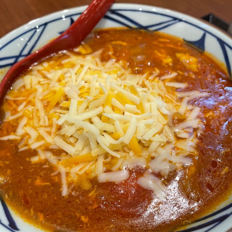 チーズトマたまカレーうどん（並）(丸亀製麺川崎子母口)