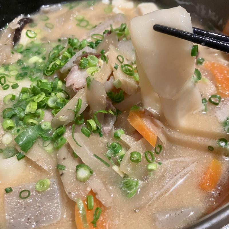 だんご汁(万象の湯 レストラン)