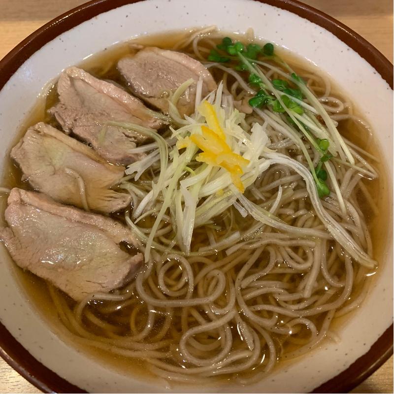 鴨南蛮そば(そばの神田東一屋 サンモール店 )