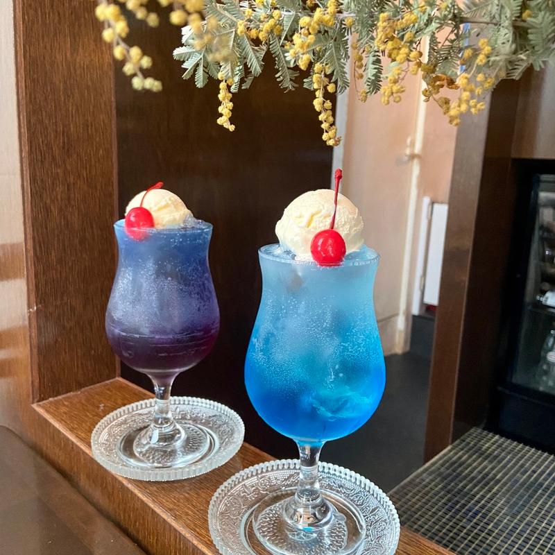 夜空のクリームソーダ(旅する喫茶)