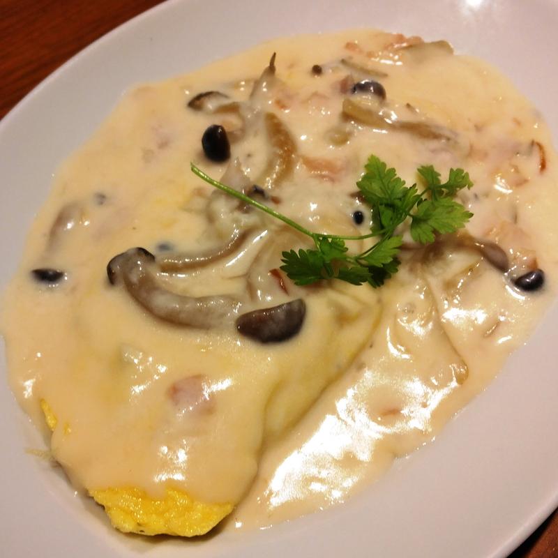 きのこのクリームソースオムレツ(土間土間 川崎リバーク店)