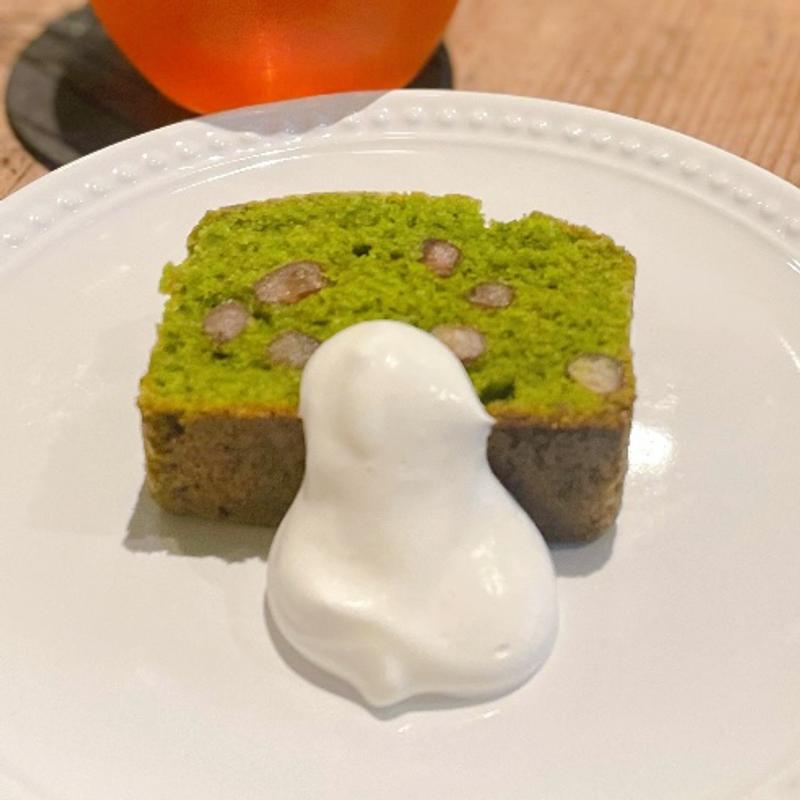 抹茶のパウンドケーキ(cafe stock35 hokorobi)