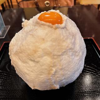 新鮮卵かけ氷(かき氷専門店氷連)