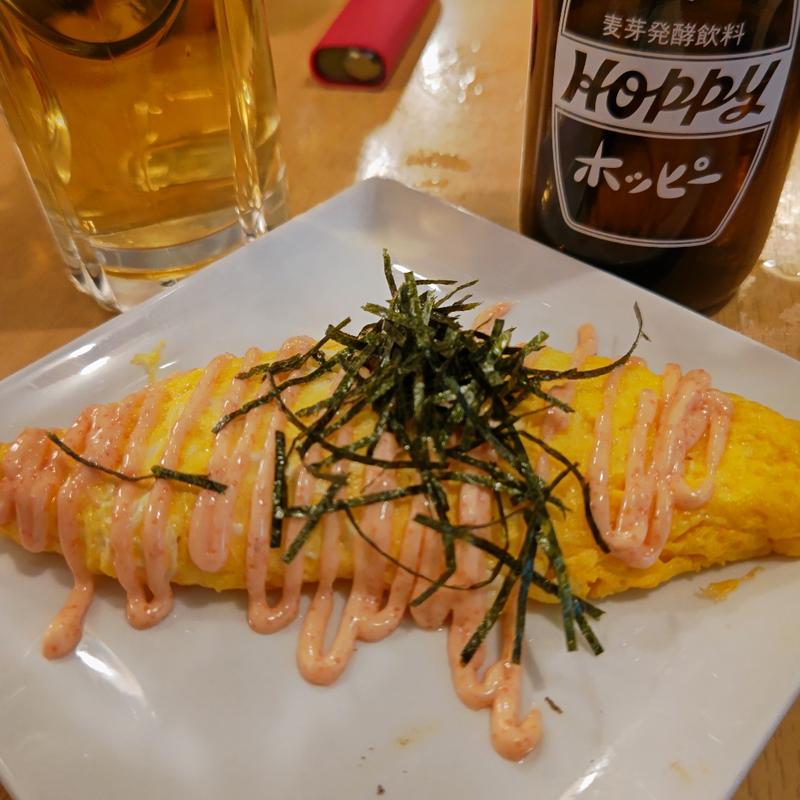 明太チーズ玉子焼き(八郎酒場 野毛宮川町店)