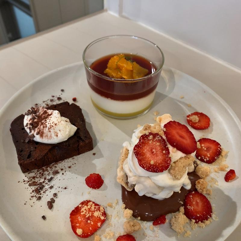 限定デザートプレート(Bonnel Cafe nook（ボンヌカフェ ヌック）)