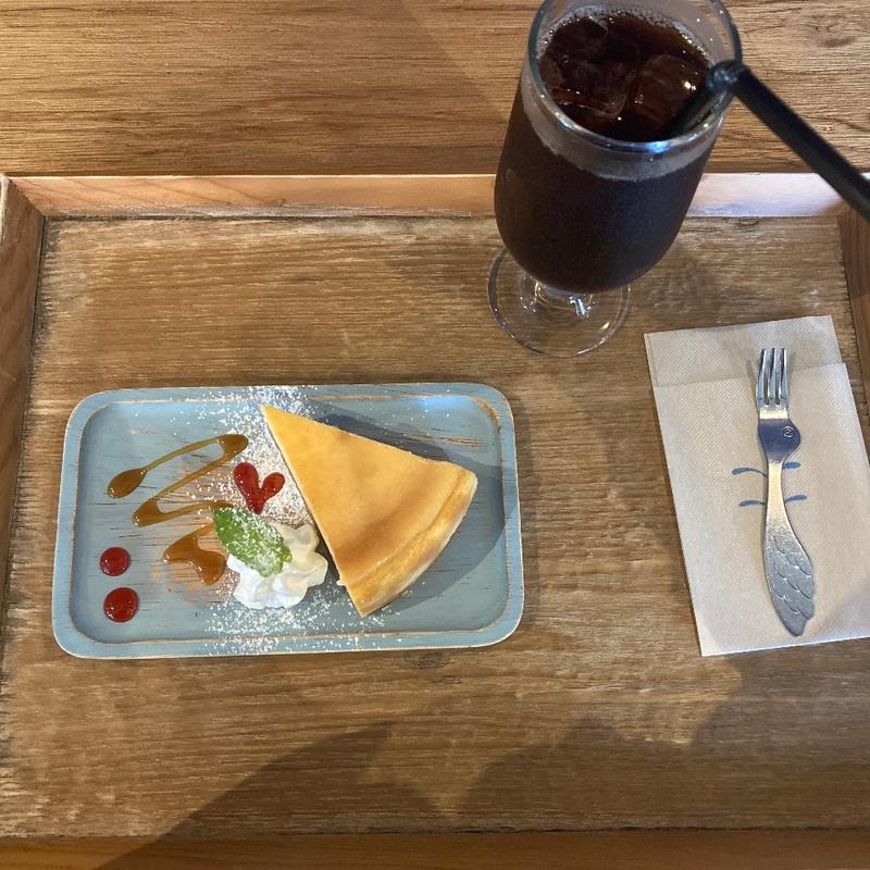 ケーキセット(うのまち珈琲店 岡山クレド店)