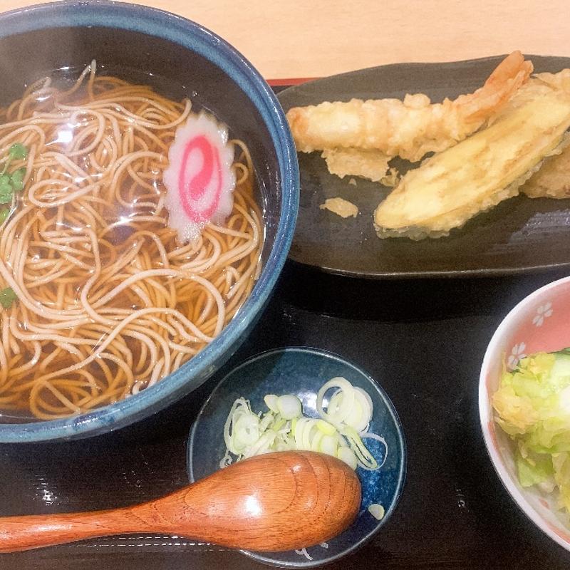 てんぷらそば(朝日屋)