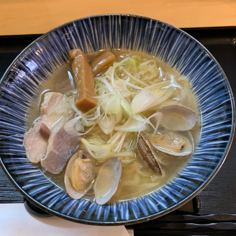出汁と麺と貝(麺処 山 -塩の章-)