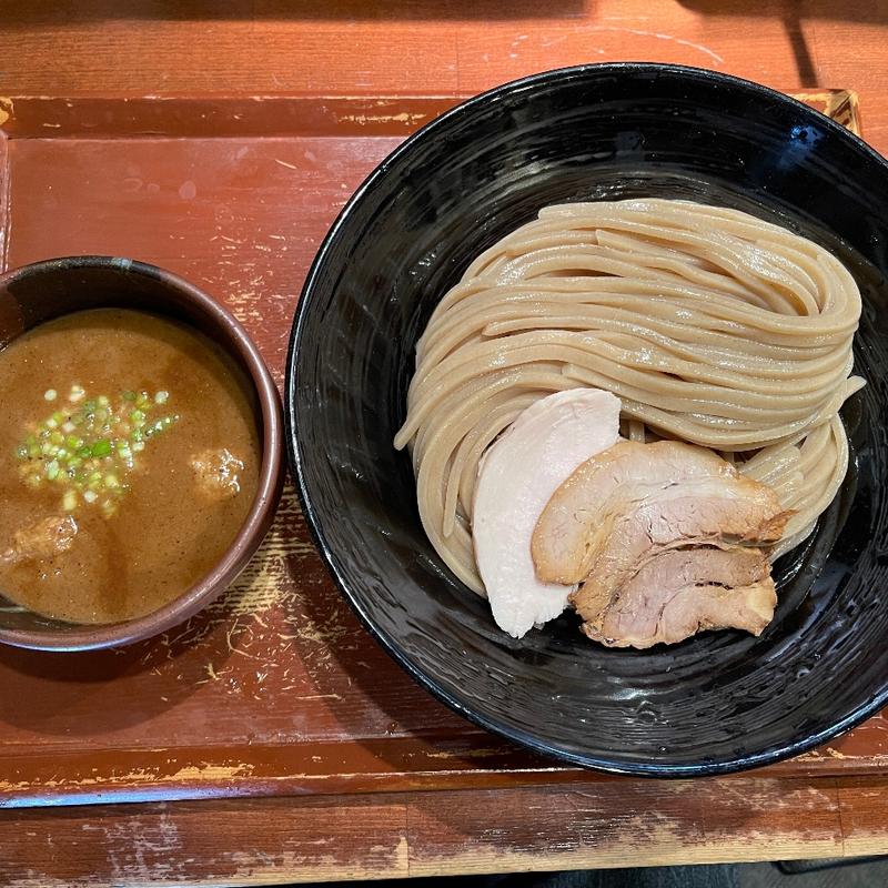 魚介鶏豚骨つけ麺　並(麺や而今 （じこん）)