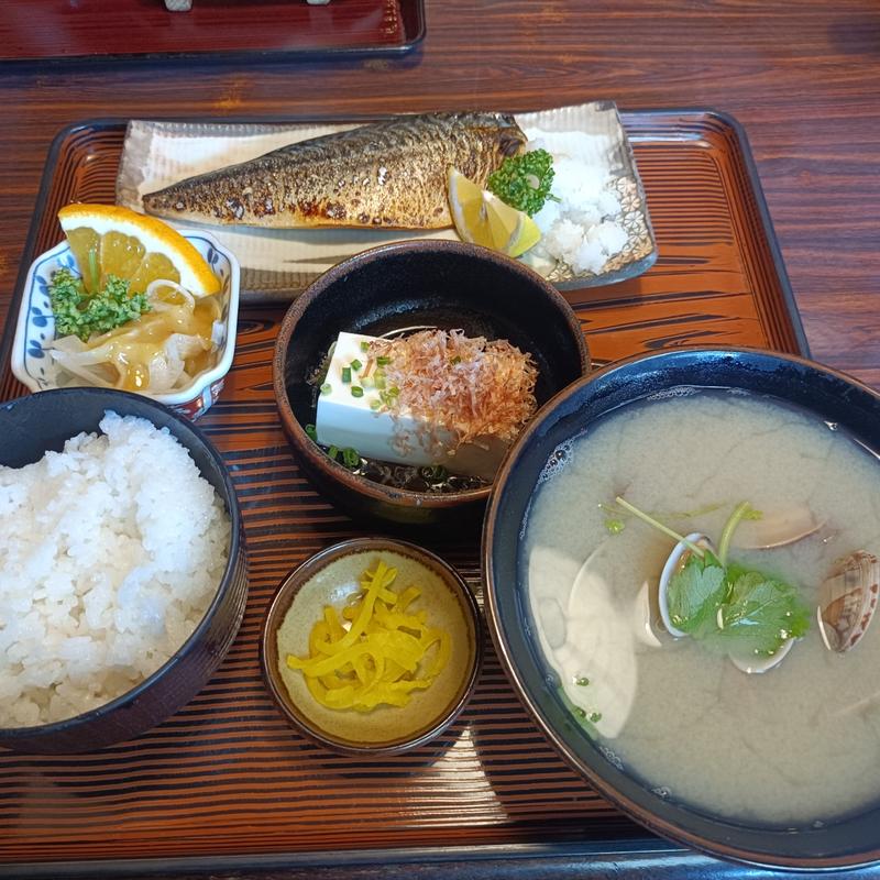 貝汁定食（サバの塩焼き）(貝汁味処南里 )