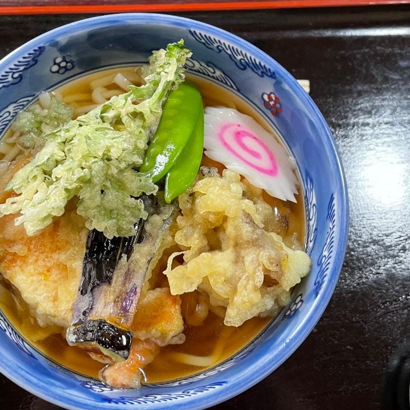 野菜天ぷらうどん(そば処ニュー船 )