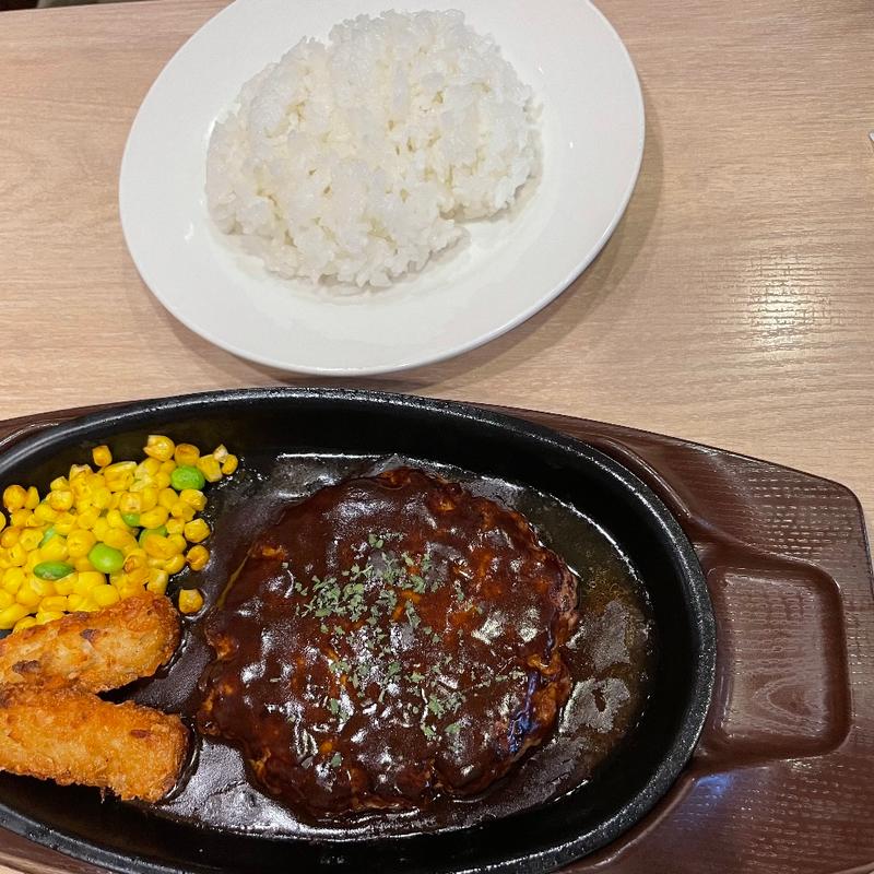 ハンバーグ(ガスト 加茂店 )