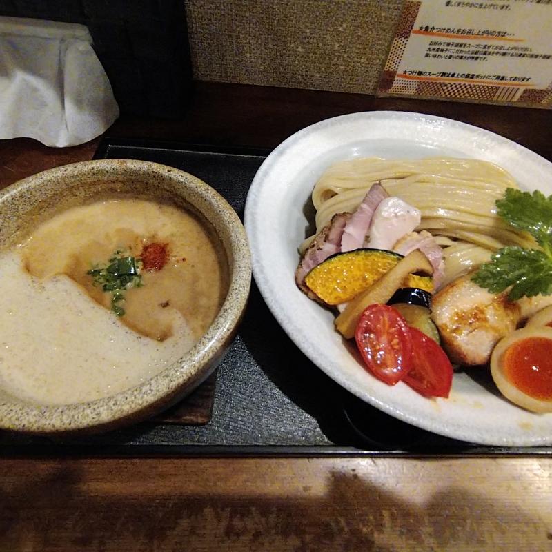 伊勢海老つけ麺の全部のせ(麺家 半蔵 （伊勢海老つけ麺　はんぞう）)
