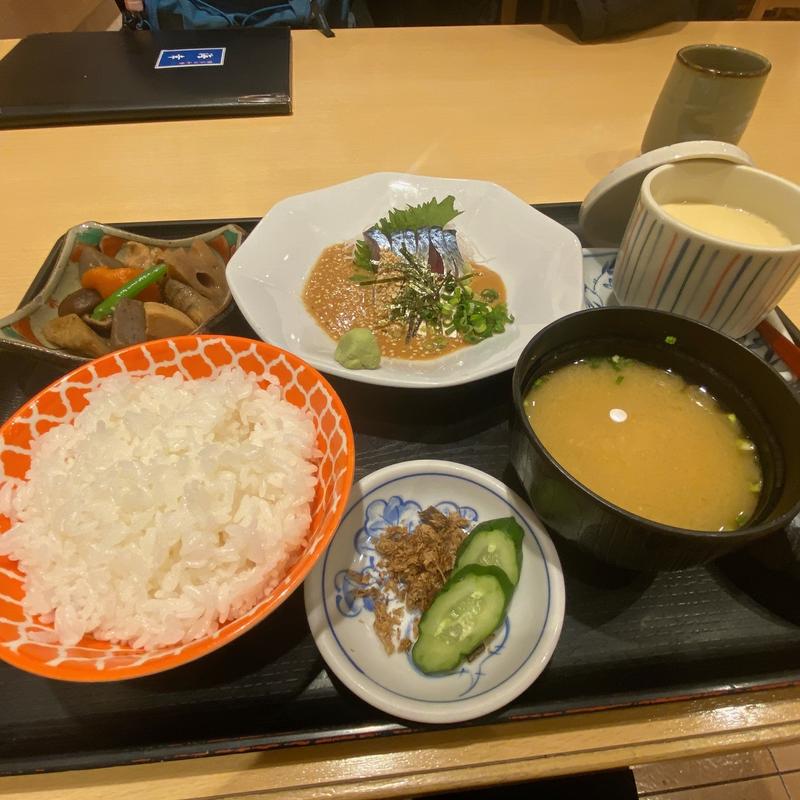 ごま鯖定食(和風レストラン 海幸)