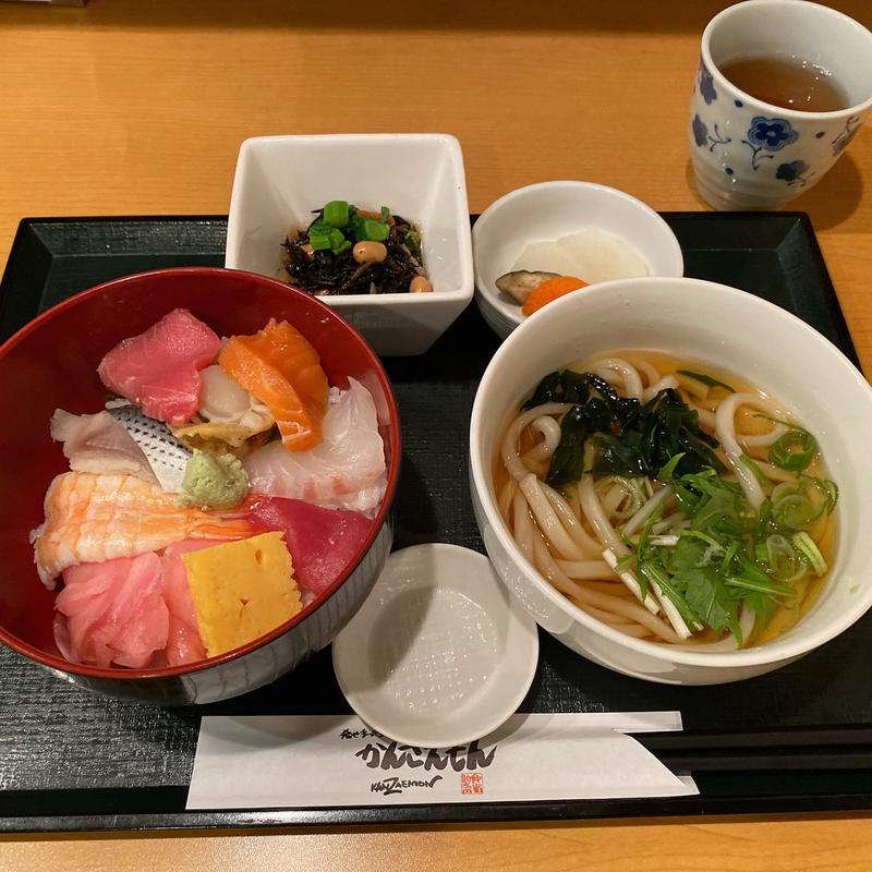 海鮮丼ランチ(かんざえもん)
