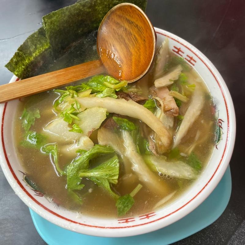 セロリらーめん(ラーメンショップ 希望ヶ丘店)