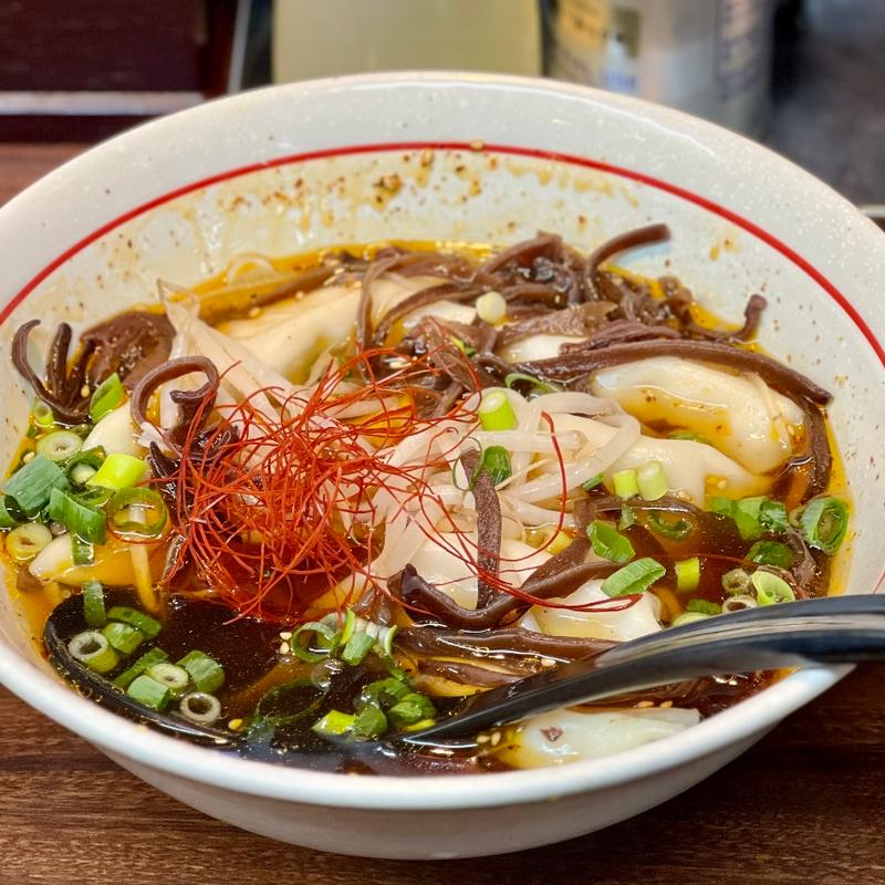 黒スープ餃子(香蘭 来らっせ店 （コウラン）)