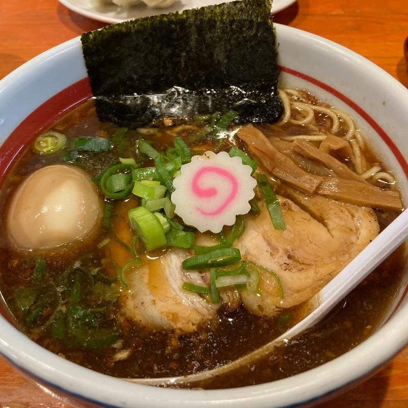 濃口醤油ラーメン　味玉トッピング(八尾塩元帥)