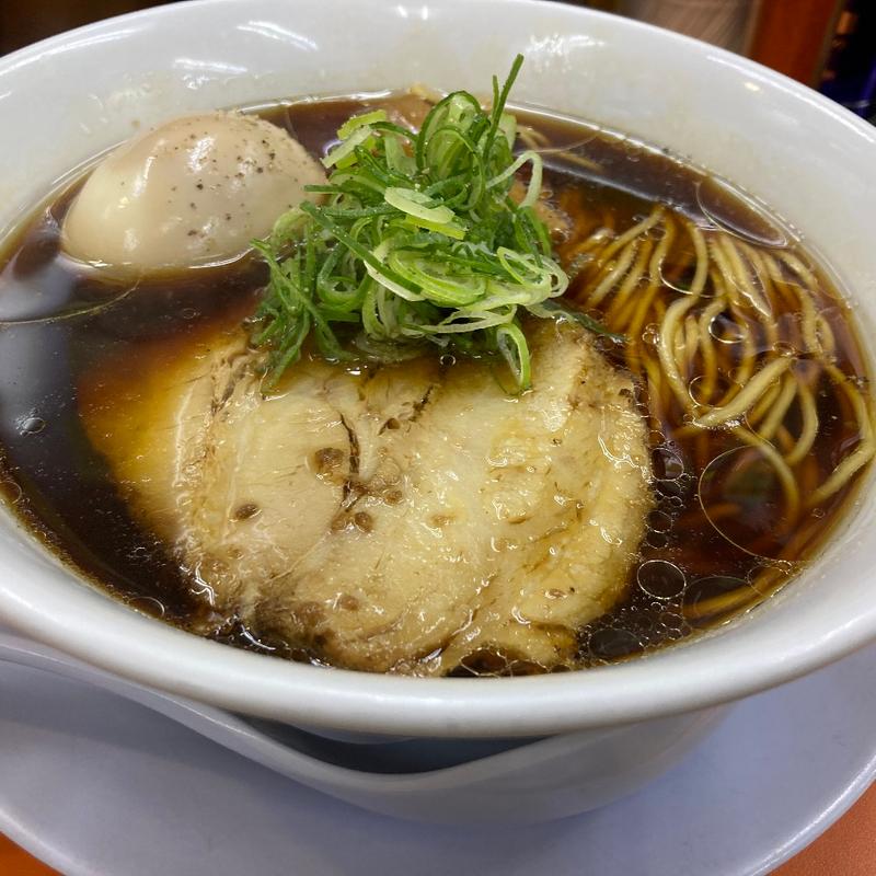 右ストレート　味玉トッピング(友愛亭 （ユウアイテイ）)