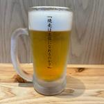 生ビール(焼売のジョー野毛店)