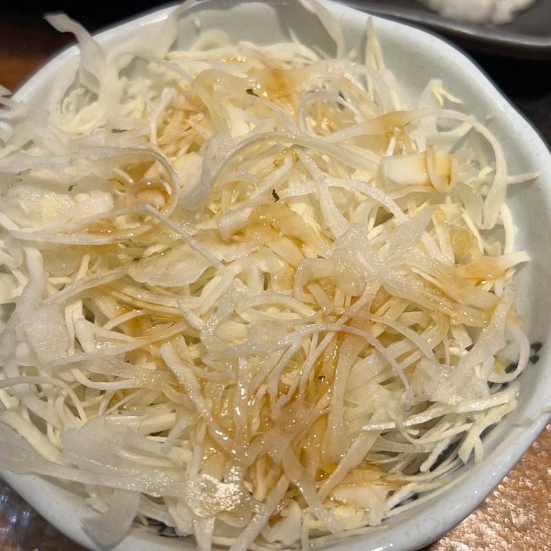 キャベツの千切り(干物炭火焼 はじめ食堂 四ツ谷本店)