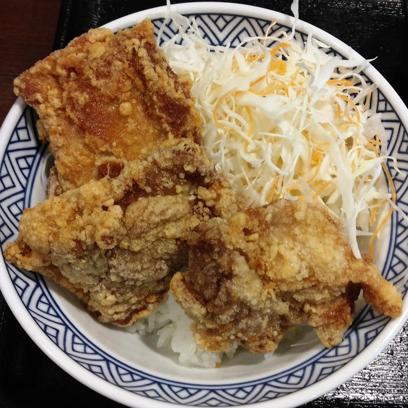 から揚げ丼(吉野家 仙台北目町通店 )