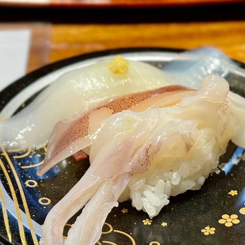 赤いか3点盛(もりもり寿し 片町店 )