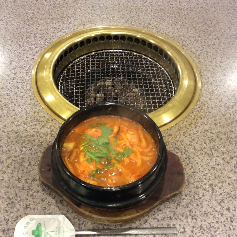 豆腐チゲ(焼肉 西の屋)