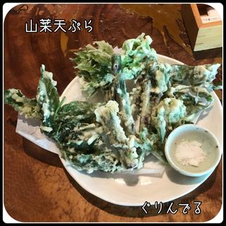 山菜天ぷら(蕎麦カフェ ぐりんでる)