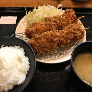 串カツ定食(とんかつ・六九)