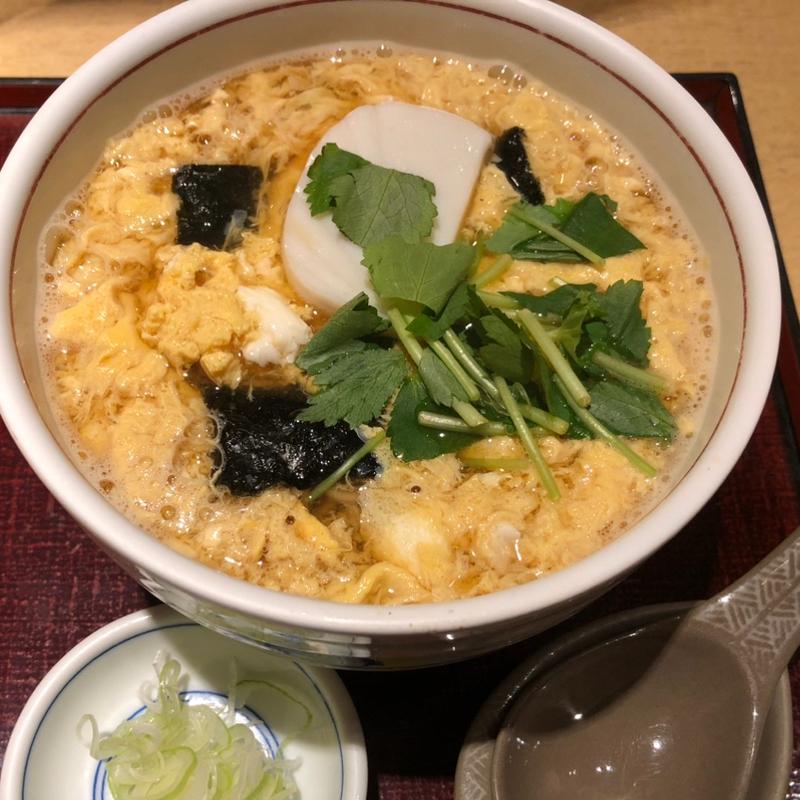 とじそば(永坂更科 布屋太兵衛)