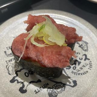 マグロたたき(回転寿司とっぴ～ 小樽運河通り店)