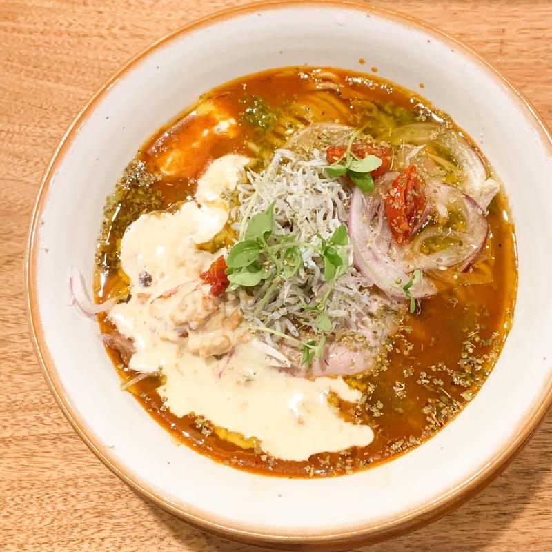 限定　シラスのチチニエッソらーめん(海老丸らーめん)