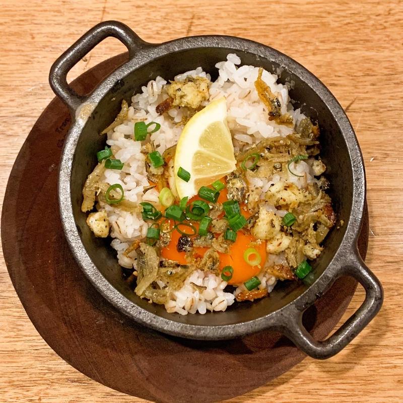 限定　じゃことモッツァレラのリゾット(海老丸らーめん)